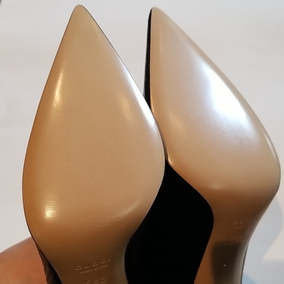 Gucci Horsebit Python Black Pump NIB 5.5 - Picture 6 of 8